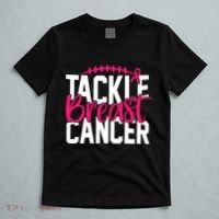 Tackle Breast Cancer Awareness Football Fan T-Shirt thumb 5