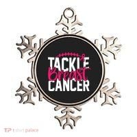 Tackle Breast Cancer Awareness Football Fan Ornament thumb 0