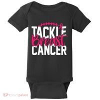 Tackle Breast Cancer Awareness Football Fan Baby Bodysuit thumb 0