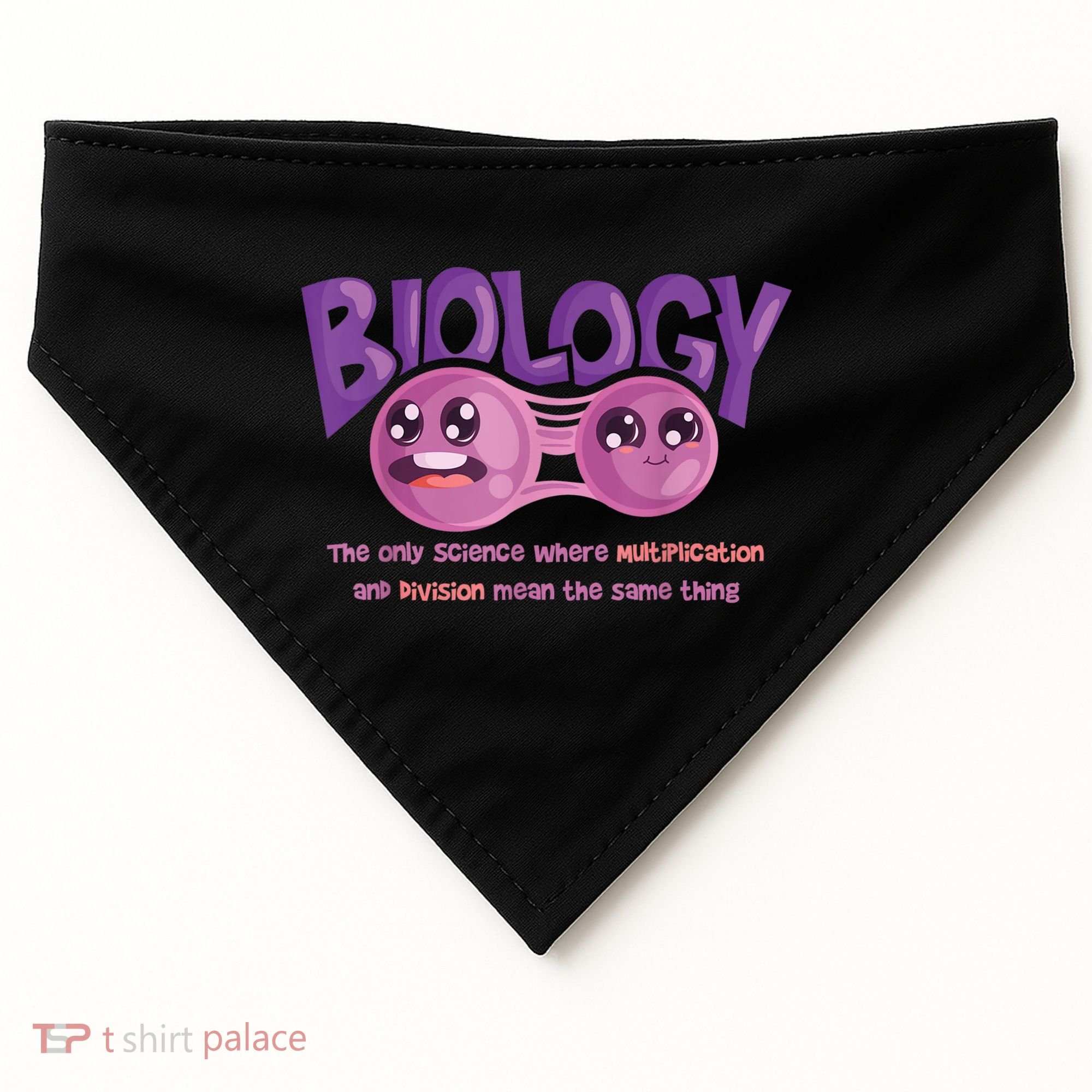 Teaching Biology Cell Science Teacher Funny Quote USA-Made Doggie Bandana