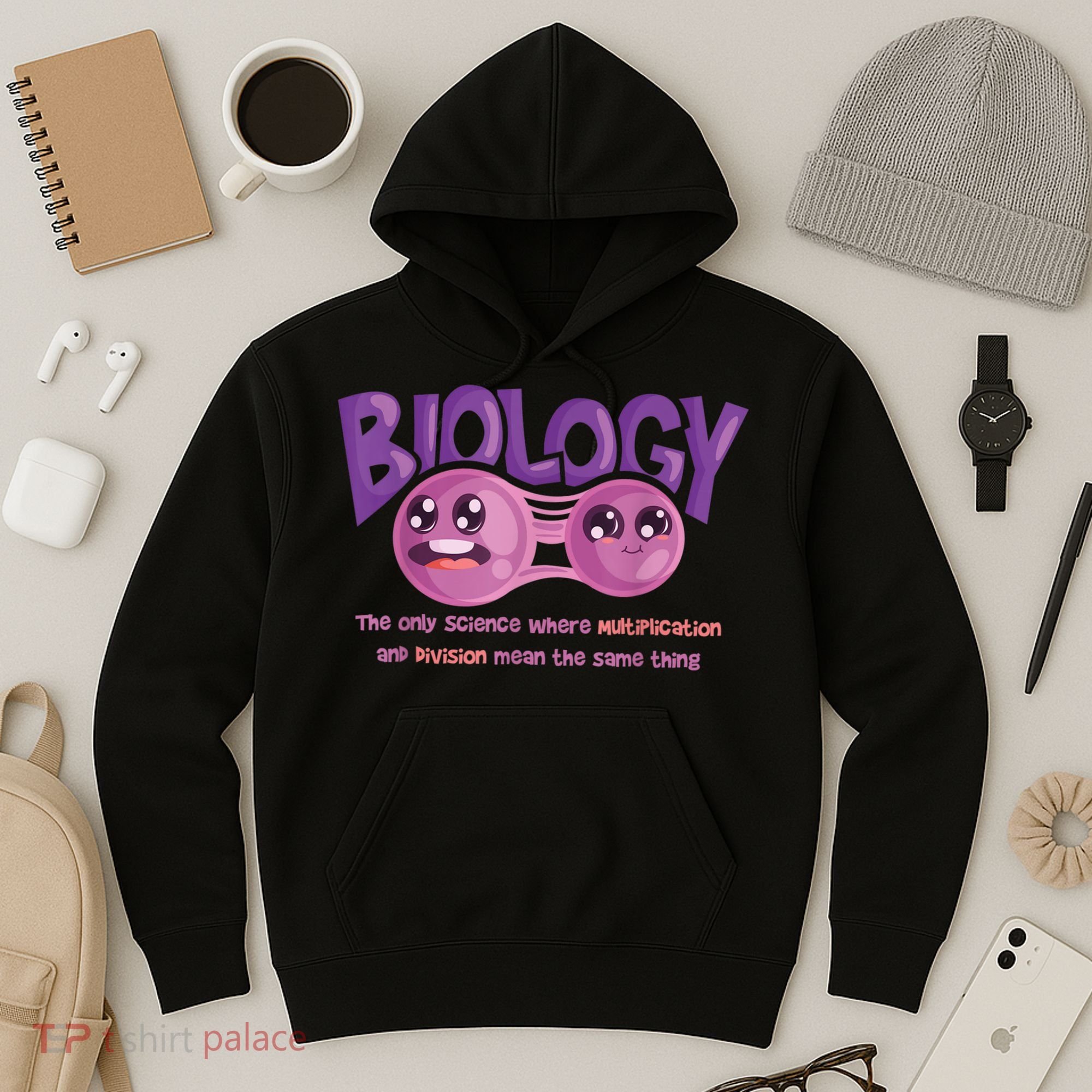 Teaching Biology Cell Science Teacher Funny Quote Hoodie