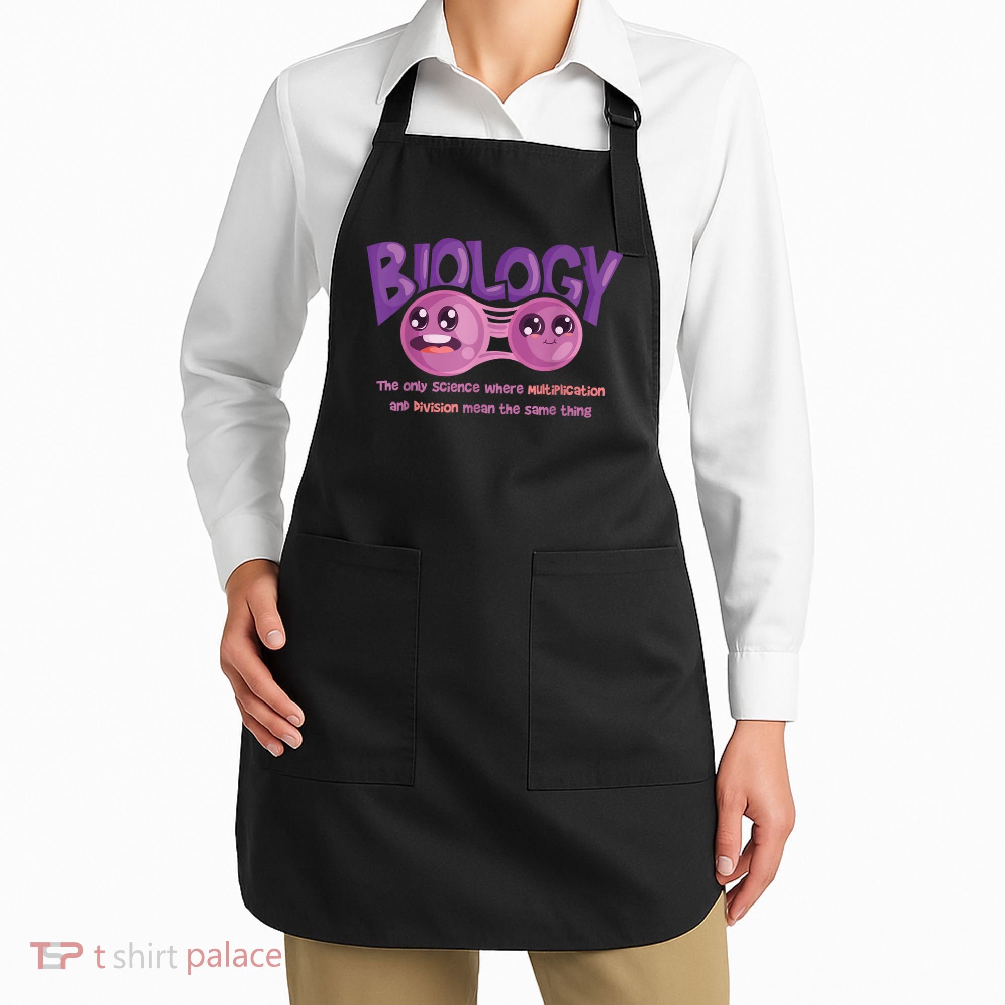 Teaching Biology Cell Science Teacher Funny Quote Apron