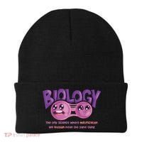 Teaching Biology Cell Science Teacher Funny Quote Beanie thumb 0
