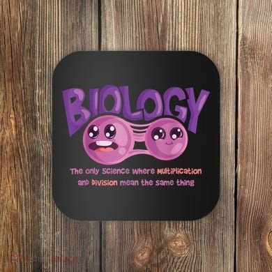 Teaching Biology Cell Science Teacher Funny Quote Coaster