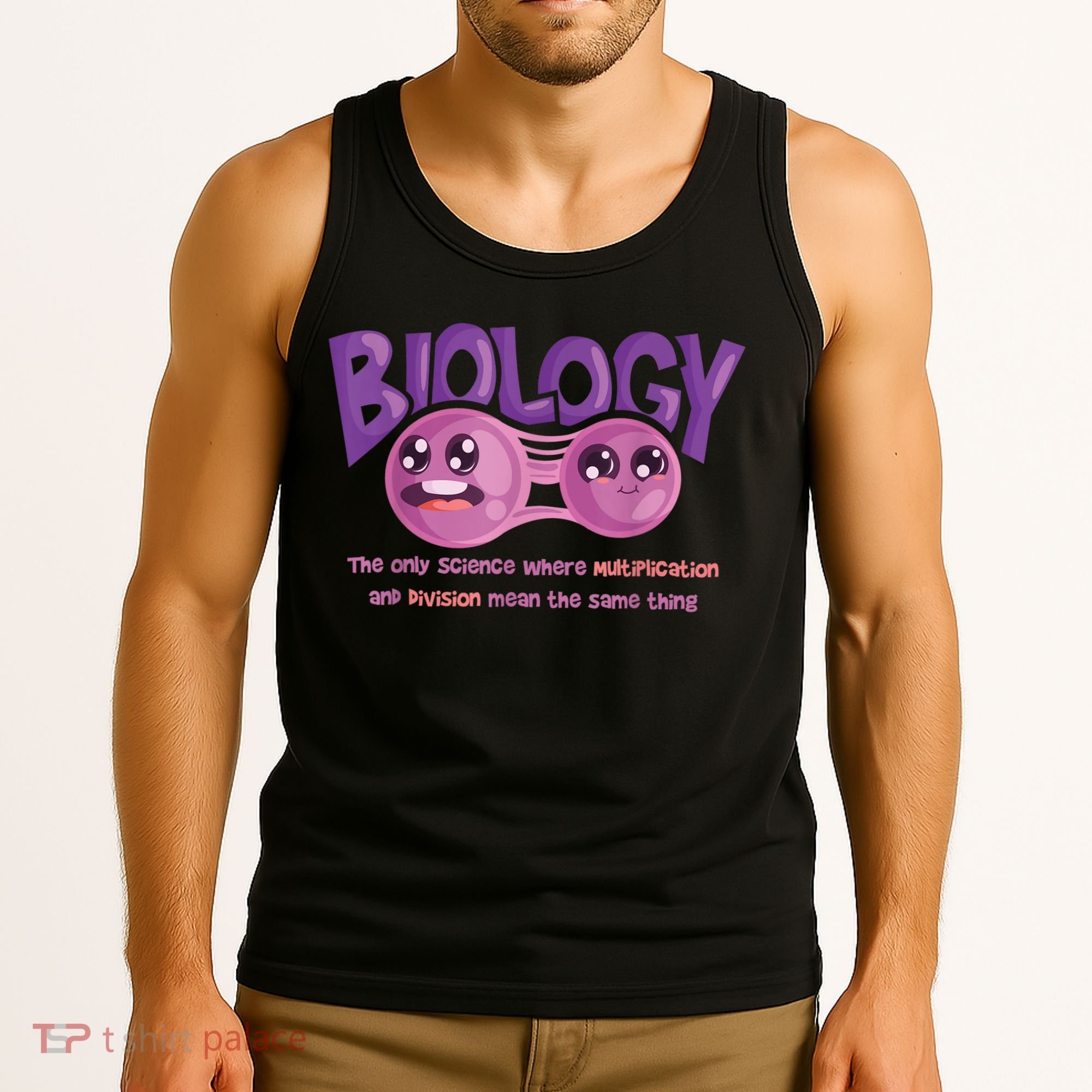 Teaching Biology Cell Science Teacher Funny Quote Tank Top