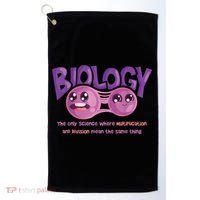 Teaching Biology Cell Science Teacher Funny Quote Golf Towel thumb 0