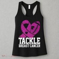 Tackle Breast Cancer Football Ribbon Women's Tank Top thumb 3