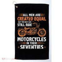 The Best Can Still Ride Motorcycles In Their 70s Biker Golf Towel thumb 0