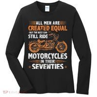 The Best Can Still Ride Motorcycles In Their 70s Biker Women's Long Sleeve Shirt thumb 0