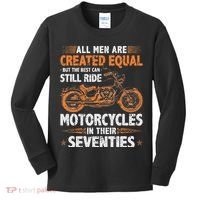 The Best Can Still Ride Motorcycles In Their 70s Biker Kids Long Sleeve Shirt thumb 0