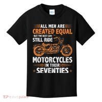 The Best Can Still Ride Motorcycles In Their 70s Biker Kids T-Shirt thumb 0