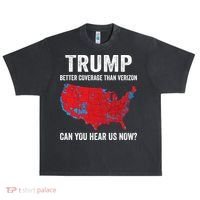 Trump Better Coverage Than Verizon Can You Hear Us Now Urban Oversized Heavyweight T-Shirt thumb 0