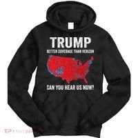Trump Better Coverage Than Verizon Can You Hear Us Now Tie Dye Hoodie thumb 0