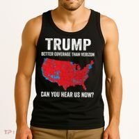 Trump Better Coverage Than Verizon Can You Hear Us Now Tank Top thumb 3