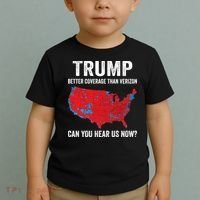 Trump Better Coverage Than Verizon Can You Hear Us Now Toddler T-Shirt thumb 2