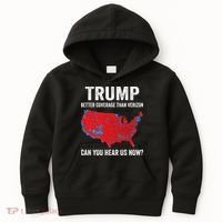 Trump Better Coverage Than Verizon Can You Hear Us Now Kids Hoodie thumb 0