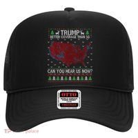 Trump Better Coverage Than 5g Can You Hear Us Now Chirtsmas Ugly Hat thumb 0
