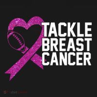 Tackle Breast Cancer Awareness Heart Football Sweatshirt thumb 3