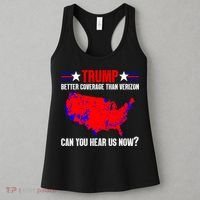 Trump Better Coverage Than Verizon Can You Hear Us Now Women's Tank Top thumb 3