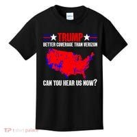 Trump Better Coverage Than Verizon Can You Hear Us Now Kids T-Shirt thumb 0