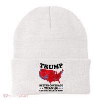 Trump Better Coverage Than 5g Can You Hear Us Now Usa Funny Beanie thumb 0