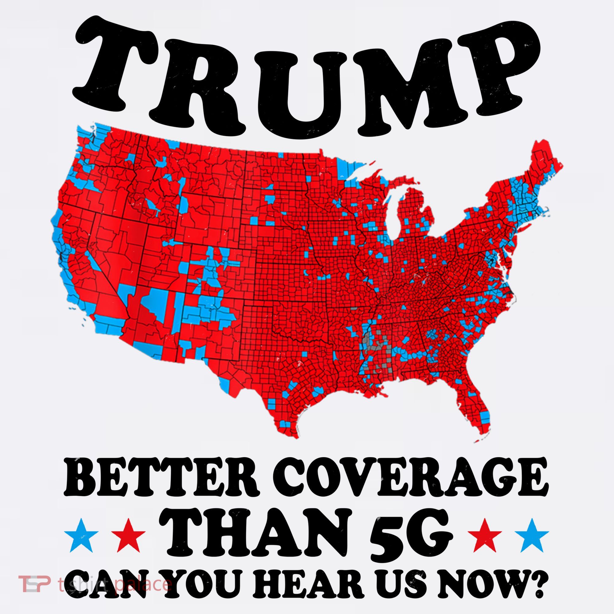 Trump Better Coverage Than 5g Can You Hear Us Now Usa Funny Women's Tank Top