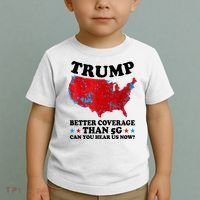 Trump Better Coverage Than 5g Can You Hear Us Now Usa Funny Toddler T-Shirt thumb 2