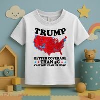 Trump Better Coverage Than 5g Can You Hear Us Now Usa Funny Toddler T-Shirt thumb 3