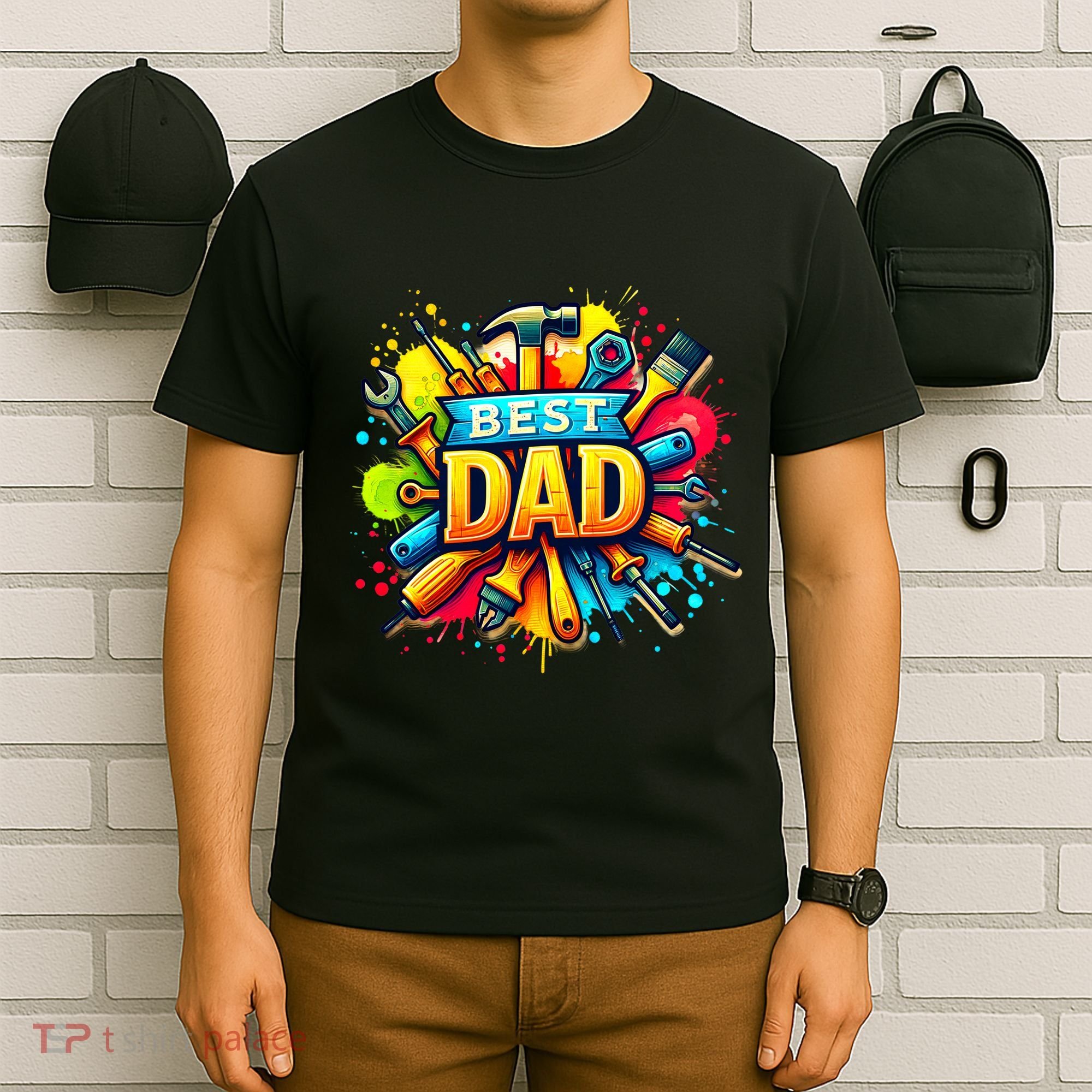 The Best Dad Tools Handyman T-Shirt