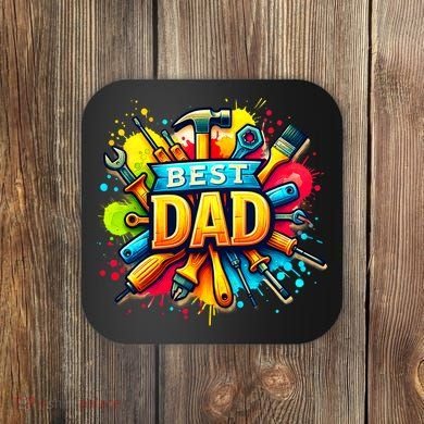 The Best Dad Tools Handyman Coaster
