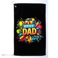 The Best Dad Tools Handyman Golf Towel thumb 0