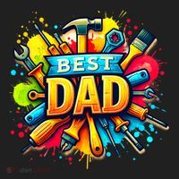 The Best Dad Tools Handyman Golf Towel thumb 3