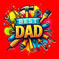 The Best Dad Tools Handyman Santa Hat thumb 1