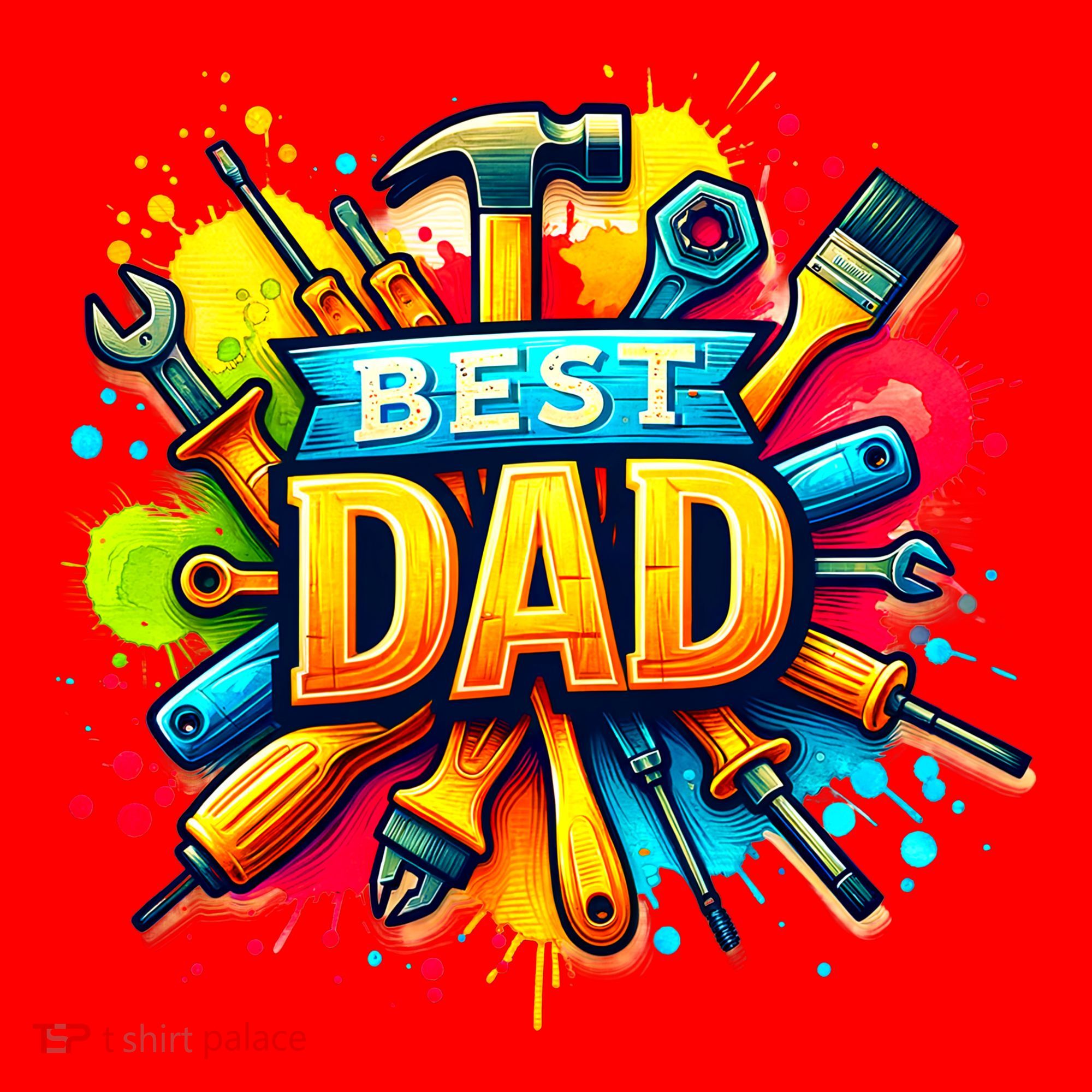 The Best Dad Tools Handyman Santa Hat
