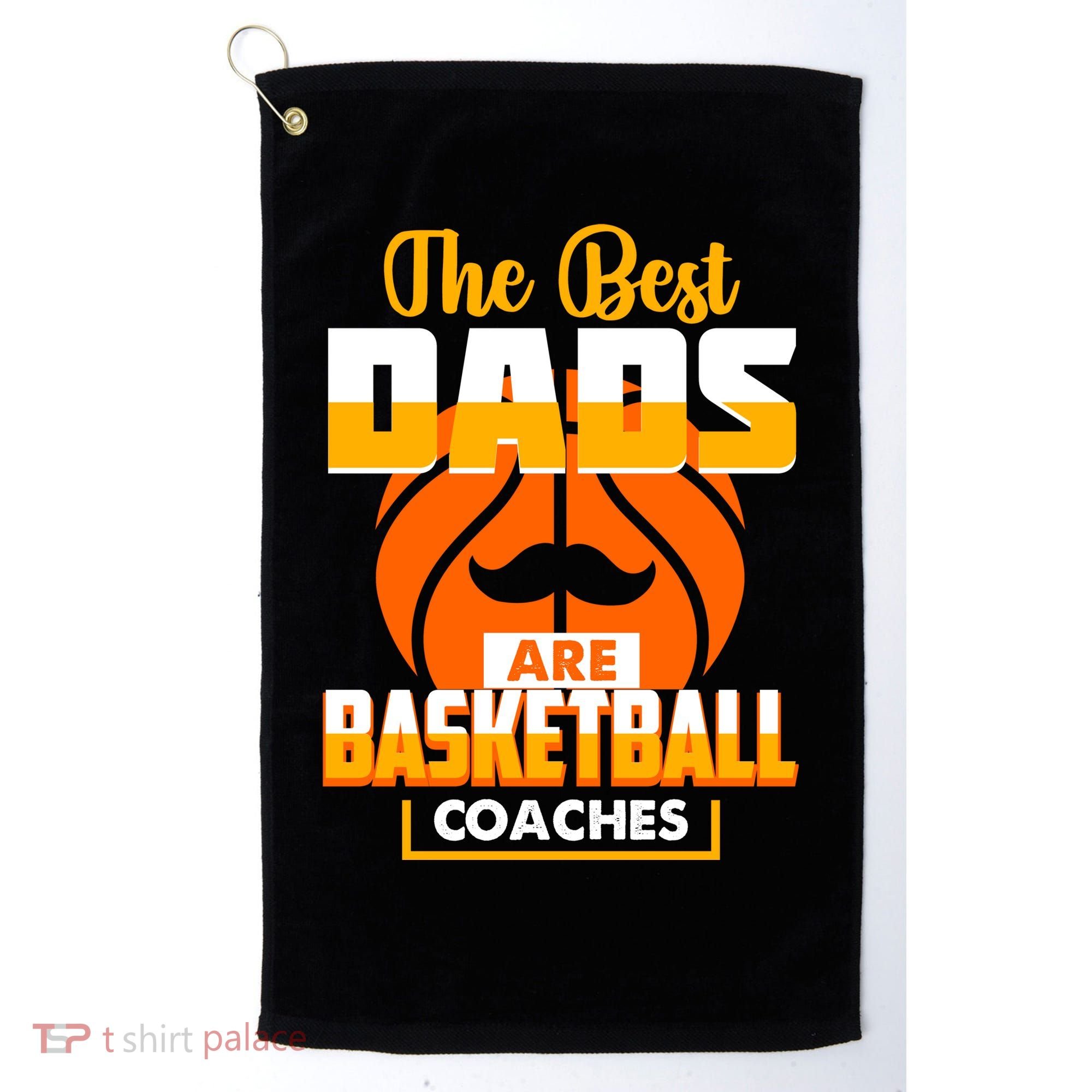 The Best Dad Are Basketball Coaches Player Gift Golf Towel