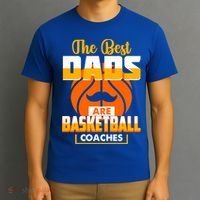 The Best Dad Are Basketball Coaches Player Gift T-Shirt thumb 3