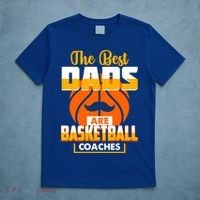 The Best Dad Are Basketball Coaches Player Gift T-Shirt thumb 5