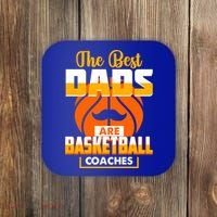 The Best Dad Are Basketball Coaches Player Gift Coaster thumb 0