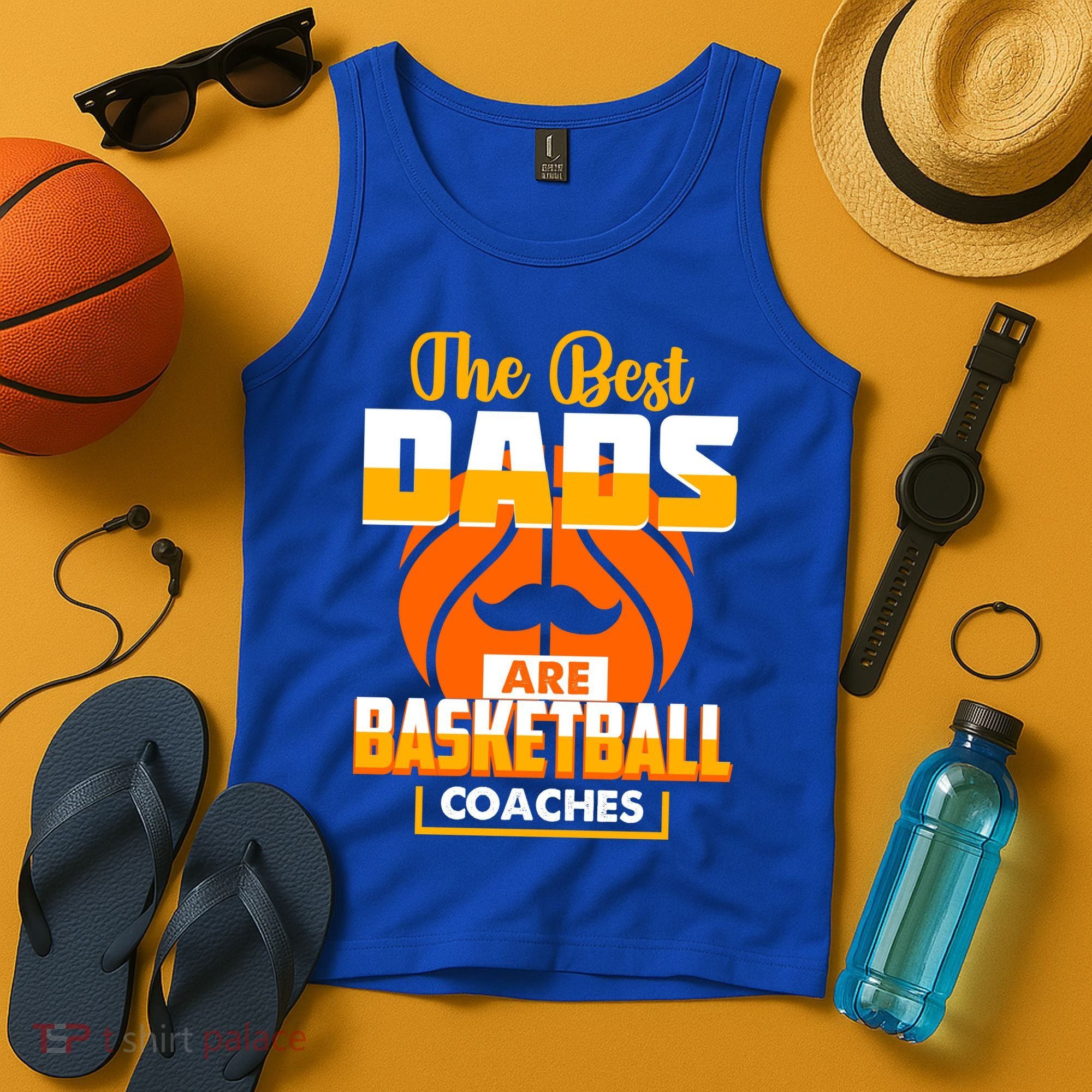 The Best Dad Are Basketball Coaches Player Gift Tank Top