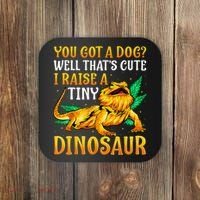The Bearded Dragon Shirt Pet Reptile Lizard Lover Coaster thumb 0