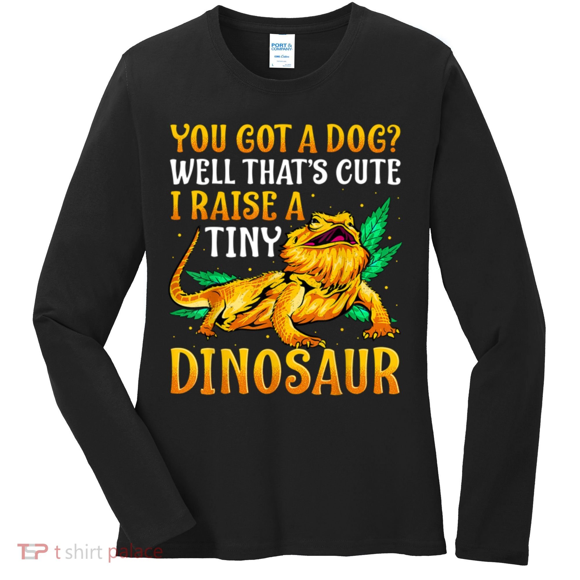 The Bearded Dragon Shirt Pet Reptile Lizard Lover Women's Long Sleeve Shirt