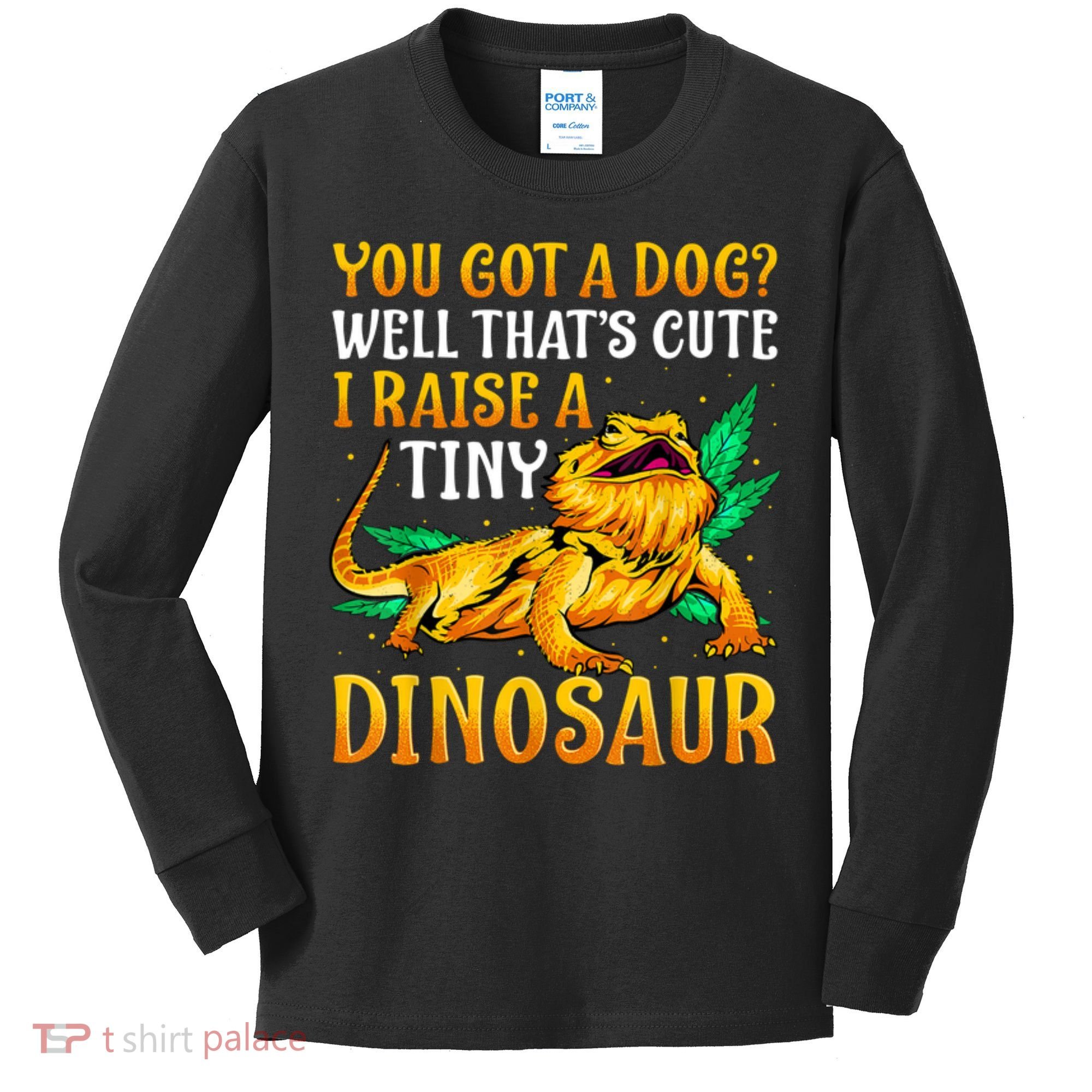 The Bearded Dragon Shirt Pet Reptile Lizard Lover Kids Long Sleeve Shirt
