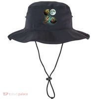 Three Bearded Dragons Howl At Moon 3 Wolfs Wolves Parody Bucket Hat thumb 0