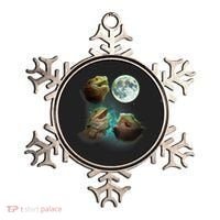 Three Bearded Dragons Howl At Moon 3 Wolfs Wolves Parody Ornament thumb 0