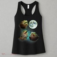 Three Bearded Dragons Howl At Moon 3 Wolfs Wolves Parody Women's Tank Top thumb 3