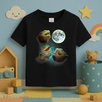 Three Bearded Dragons Howl At Moon 3 Wolfs Wolves Parody Toddler T-Shirt thumb 3
