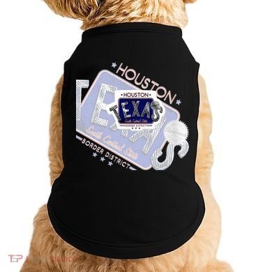 Texas Border District Cool State Logo Doggie Tank
