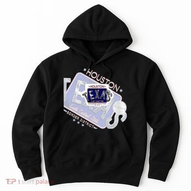 Texas Border District Cool State Logo Hoodie