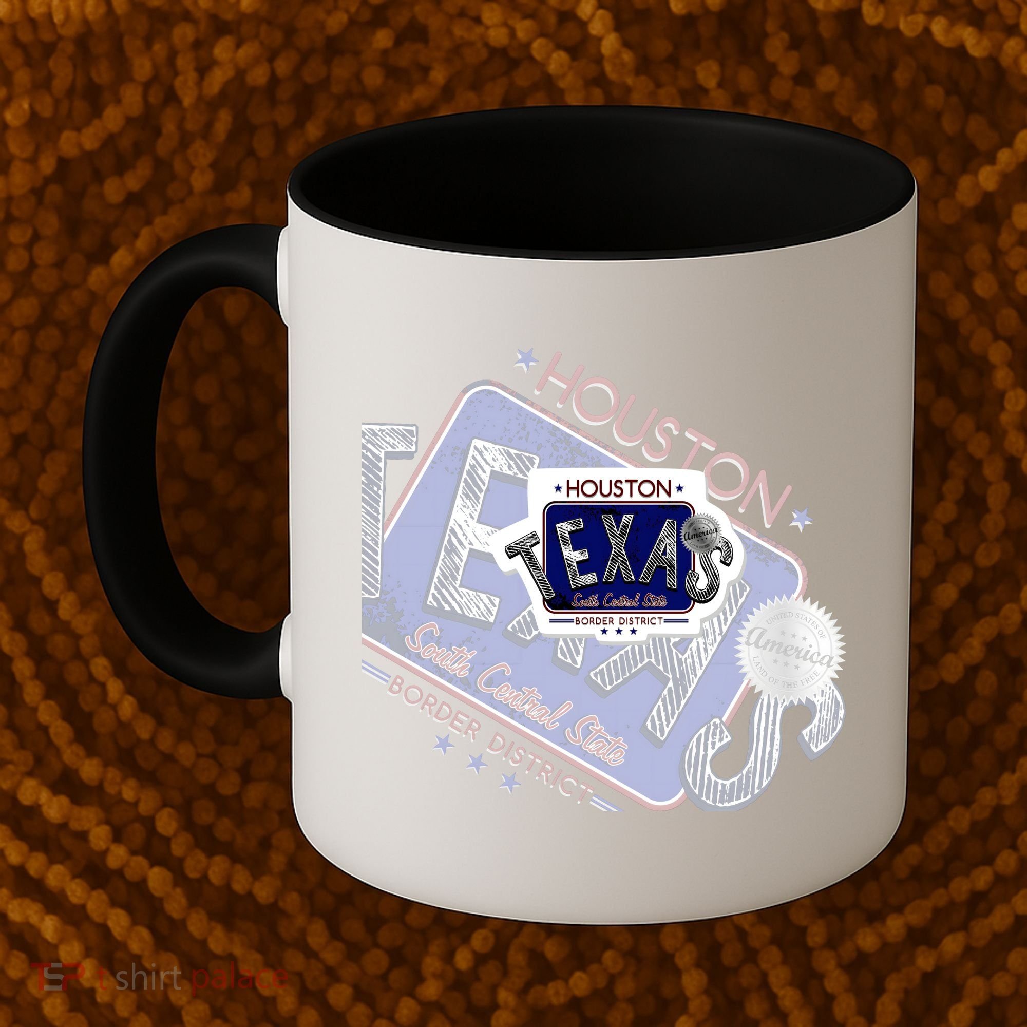 Texas Border District Cool State Logo Coffee Mug