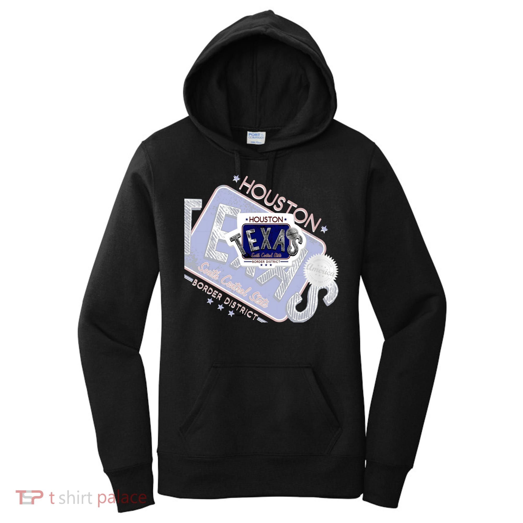 Texas Border District Cool State Logo Women's Hoodie